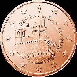 5 Cent UNC San Marino